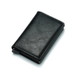 ארנק מגן כרטיסי אשראי RFID שחור-שחור (מק"ט WR-800)